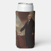 Portret van Lansdowne: Amerikaans President George Seltzer Blikjeskoeler (Seltzer Achterkant)