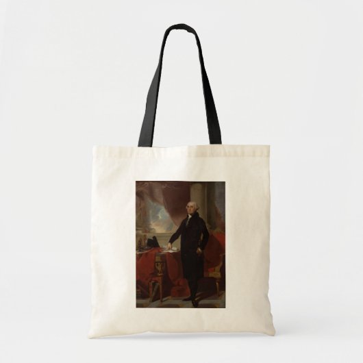 Portret van Lansdowne: Amerikaans President George Tote Bag (Voorkant)