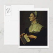 Portret van Laura Battiferri, c.1555-60 (deelvenst Briefkaart (Voorkant / Achterkant)