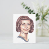 Portret van Lauren Bacall Feestdagenkaart (Staand voorkant)