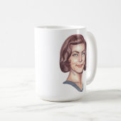 Portret van Lauren Bacall Koffiemok (Voorkant rechts)
