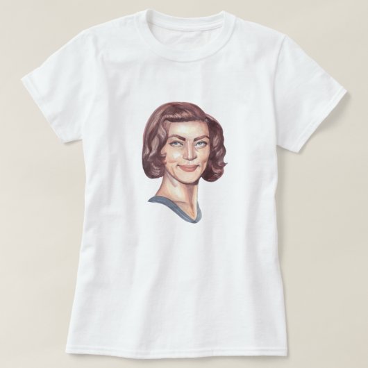 Portret van Lauren Bacall T-shirt (Design voorkant)