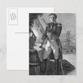 Portret van Laurent de Gouvion Saint-Cyr Briefkaart (Voorkant / Achterkant)