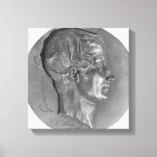 Portret van Laurent de Gouvion Saint-Cyr Canvas Afdruk (Voorkant)