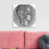 Portret van Laurent de Gouvion Saint-Cyr Canvas Afdruk (Insitu (Woonkamer))