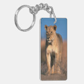 Portret van Leeuwin (Panthera Leo) Sleutelhanger (Voorkant Links)