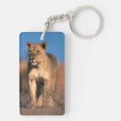 Portret van Leeuwin (Panthera Leo) Sleutelhanger (achterkant)
