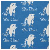 Portret van Leonardo Da Vinci Stof (Swatch)