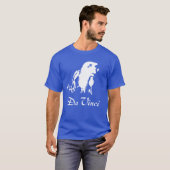 Portret van Leonardo Da Vinci T-shirt (Voorkant volledig)
