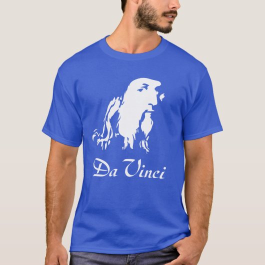 Portret van Leonardo Da Vinci T-shirt (Voorkant)