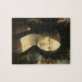 Portret van Leonardo da Vinci van Ginevra Benci Legpuzzel (Horizontaal)