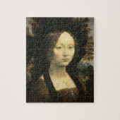 Portret van Leonardo da Vinci van Ginevra Benci Legpuzzel (Verticaal)