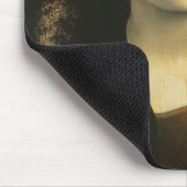 Portret van Leonardo da Vinci van Ginevra Benci Muismat (Hoek)