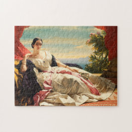 Portret van Leonilla Fine Art Oil Schilting Small Legpuzzel