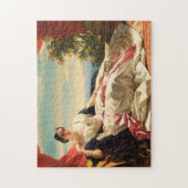 Portret van Leonilla Fine Art Oil Schilting Small Legpuzzel (Verticaal)