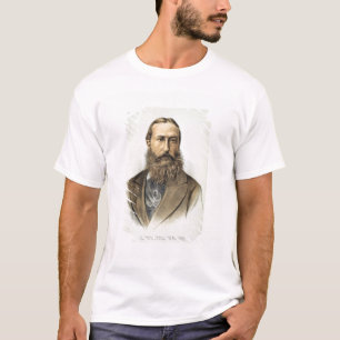 Portret van Leopold II (1835-1909), koning van Bel T-shirt