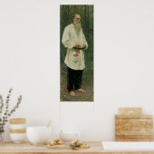 Portret van Lev Tolstoy 1901 Poster (Keuken)