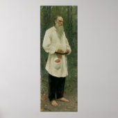 Portret van Lev Tolstoy 1901 Poster (Voorkant)