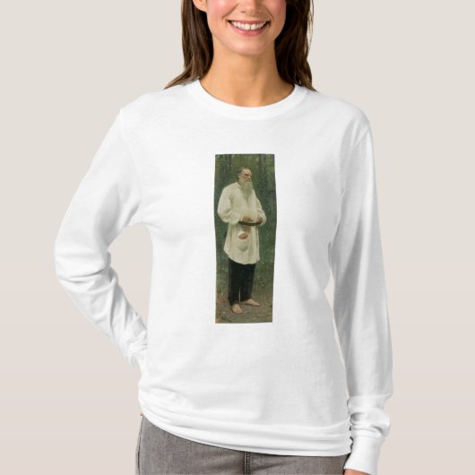 Portret van Lev Tolstoy 1901 T-shirt (Voorkant)