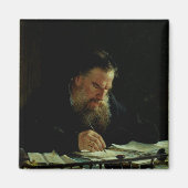 Portret van Lev Tolstoy Magneet (Voorkant)