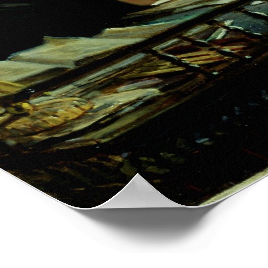 Portret van Lev Tolstoy Poster (Hoek)