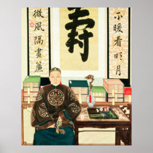 Portret van Li-Lieu Ying, Empress Tzu-Hsi's Great Poster