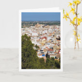 Portret van Lliria Town in Valencia, Spanje Kaart (Gele Bloem)