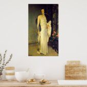 Portret van Loelia, Duchess of Westminster Poster (Keuken)