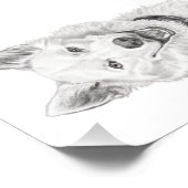 Portret van Loki Foto Afdruk (Hoek)