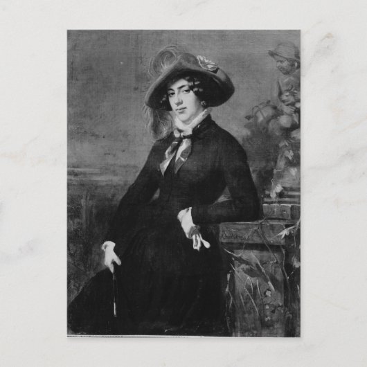 Portret van Lola Montez, 1844 Briefkaart (Voorkant)