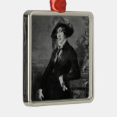 Portret van Lola Montez, 1844 Metalen Ornament (Rechts)