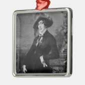 Portret van Lola Montez, 1844 Metalen Ornament (Links)