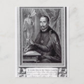 Portret van Lope Felix de Vega Carpio Briefkaart (Voorkant)
