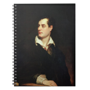 Portret van Lord Byron (1788-1824) (olie op canvas Notitieboek