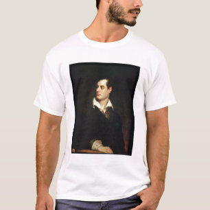 Portret van Lord Byron (1788-1824) (olie op canvas T-shirt