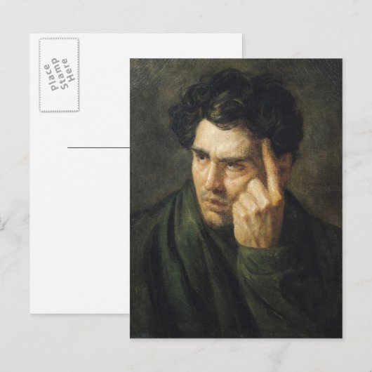 Portret van Lord Byron Briefkaart (Voorkant / Achterkant)