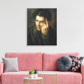 Portret van Lord Byron Canvas Afdruk (Insitu (Woonkamer))