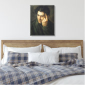 Portret van Lord Byron Canvas Afdruk (Insitu (Slaapkamer))