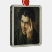 Portret van Lord Byron Metalen Ornament (Rechts)