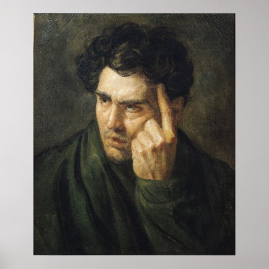 Portret van Lord Byron Poster (Voorkant)