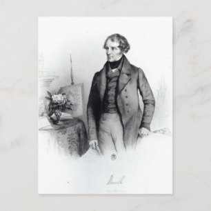 Portret van Lord John Russell Briefkaart