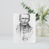 Portret van Louis Braille Briefkaart (Staand voorkant)