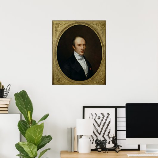 Portret van Louis Cauchy Poster (Thuiskantoor)