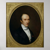 Portret van Louis Cauchy Poster (Voorkant)