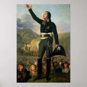 Portret van Louis-Marie de Salgues Marquis Poster