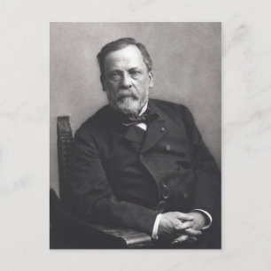 Portret van Louis Pasteur van Nadar (datum vóór 18 Briefkaart