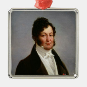 Portret van Louis-Philippe King van Frankrijk Metalen Ornament