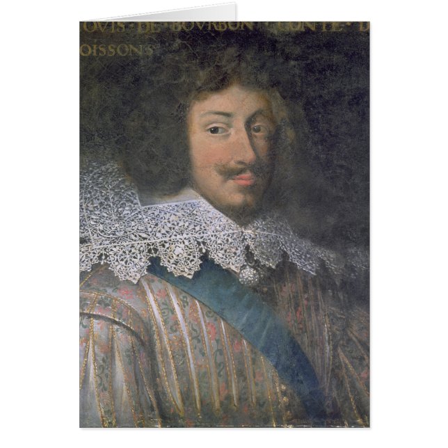 Portret van Louis van Bourbon Count van Soissons (Voorkant)
