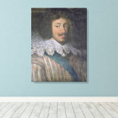 Portret van Louis van Bourbon Count van Soissons Canvas Afdruk (Insitu (Houten vloer))