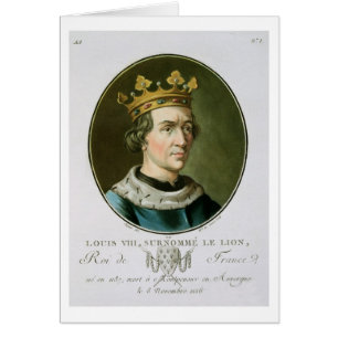 Portret van Louis VIII, Le Lion, koning van